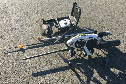 drone lanceur de billes